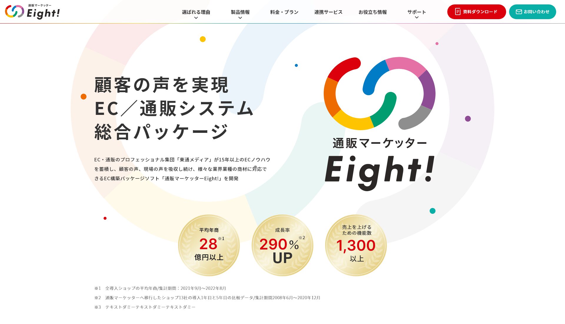 株式会社東通メディア 通販マーケッターEight！サービスサイトリニューアル